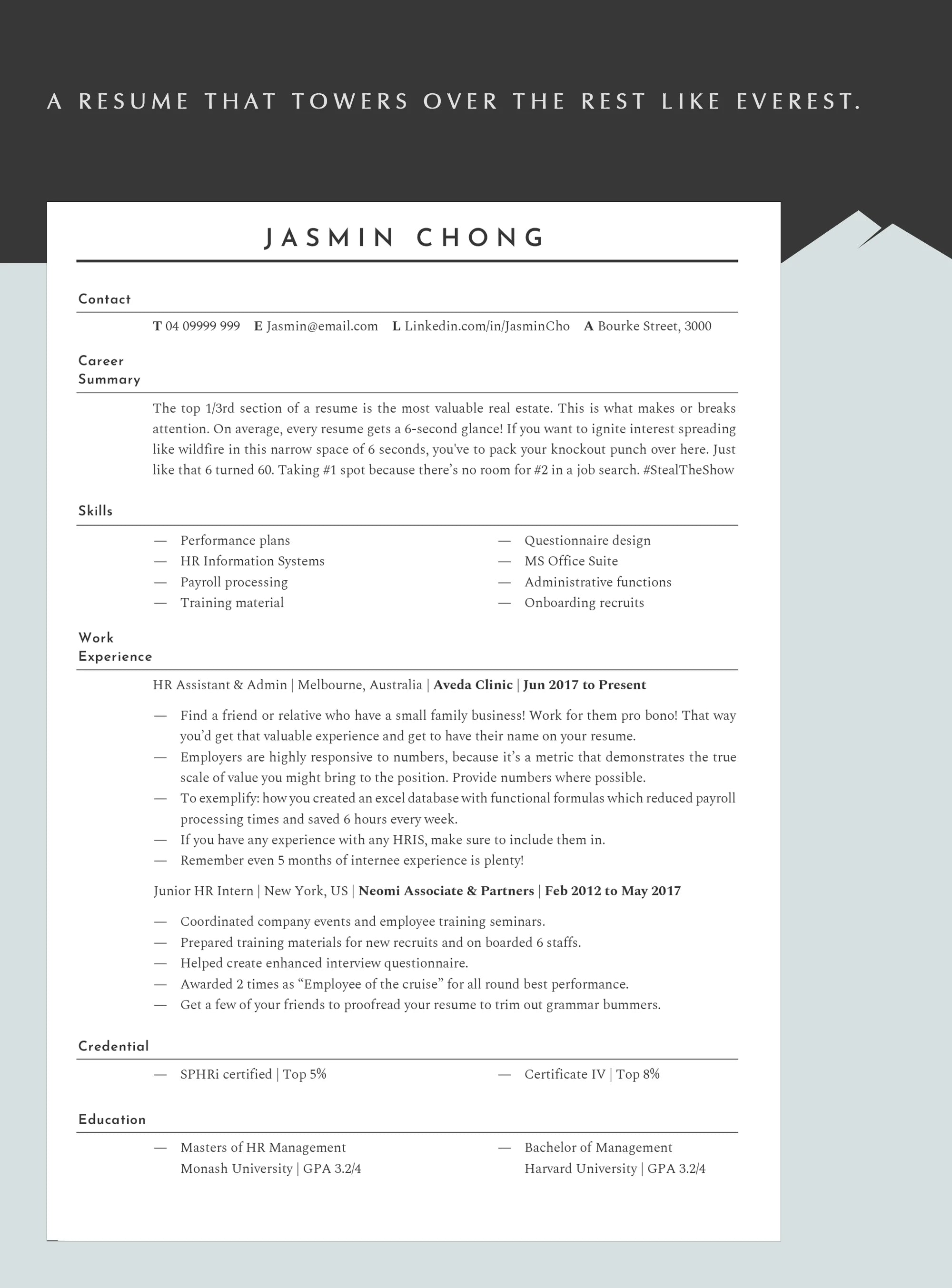 assistant manager resume objective