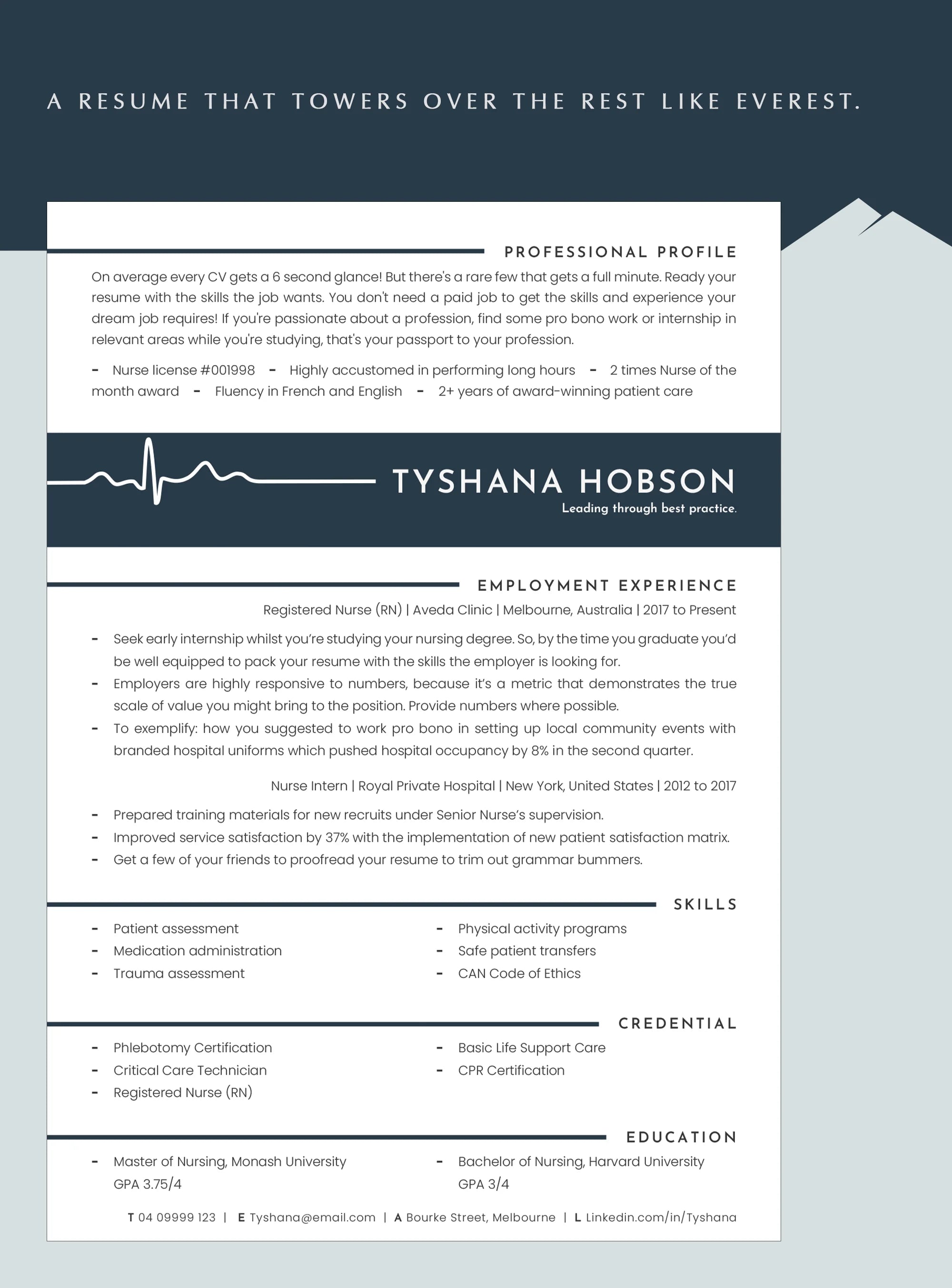 operating moom nurse resume